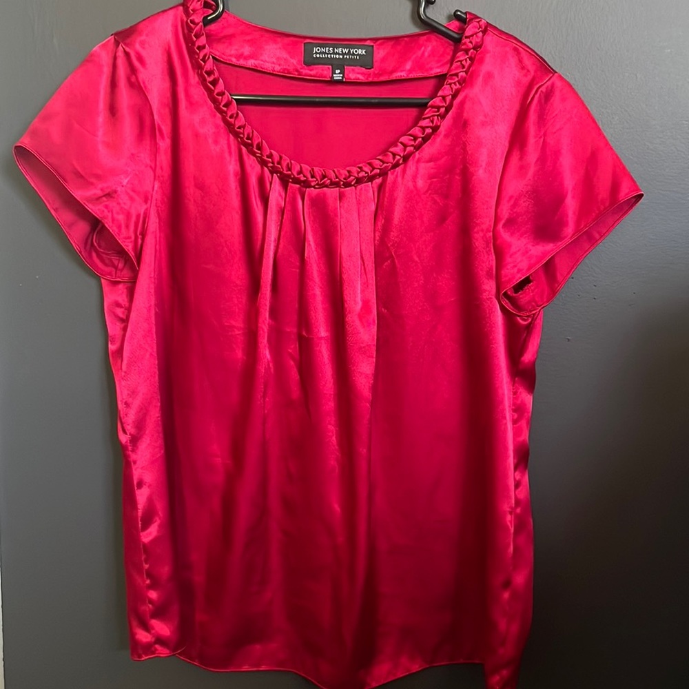 Dark Red Blouse
